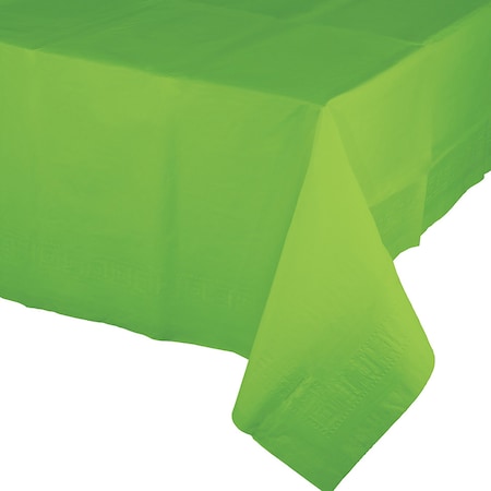 Touch Of Color Fresh Lime Green Paper Tablecloth, 108"x54", 6PK 713123